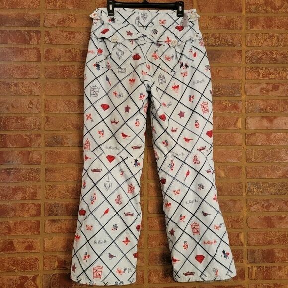 686 Mannual | bird print Snowboard Pants size small - Picture 2 of 9